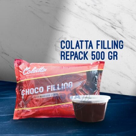 

Colatta Filling Coklat ( 500 gr ) Repack Dark Isian Cokelat