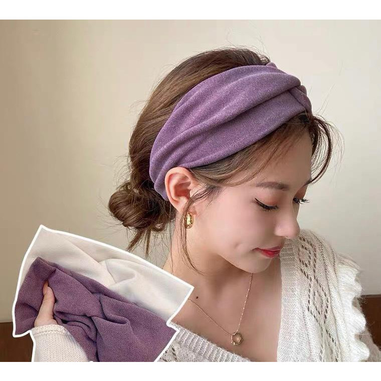 Makmur_55 Ariana Headband / Bandana Kain Wanita Dewasa / Bando Fashion Korea / Aksesoris Rambut
