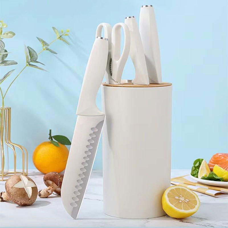 5 PCS PISAU DAPUR PREMIUM STAINLESS STEEL PISAU SET Pisau Dapur Rumah Tangga Stainless Steel Mata