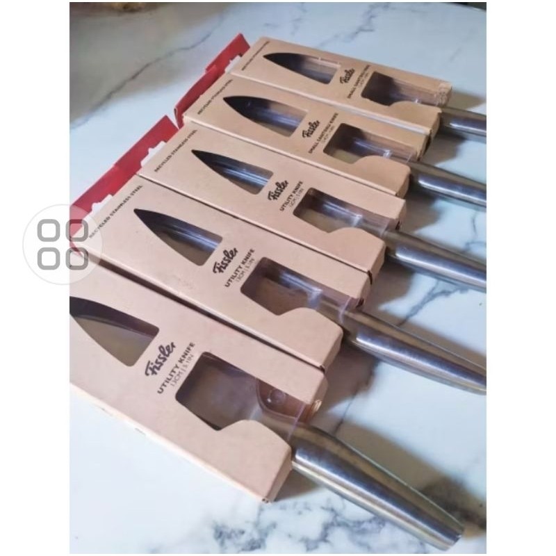 Fissler Cook's Knife (12,4cm//4,8in).(13cm//5,1in).(16,5cm//6,5in).(18cm//7in) Original