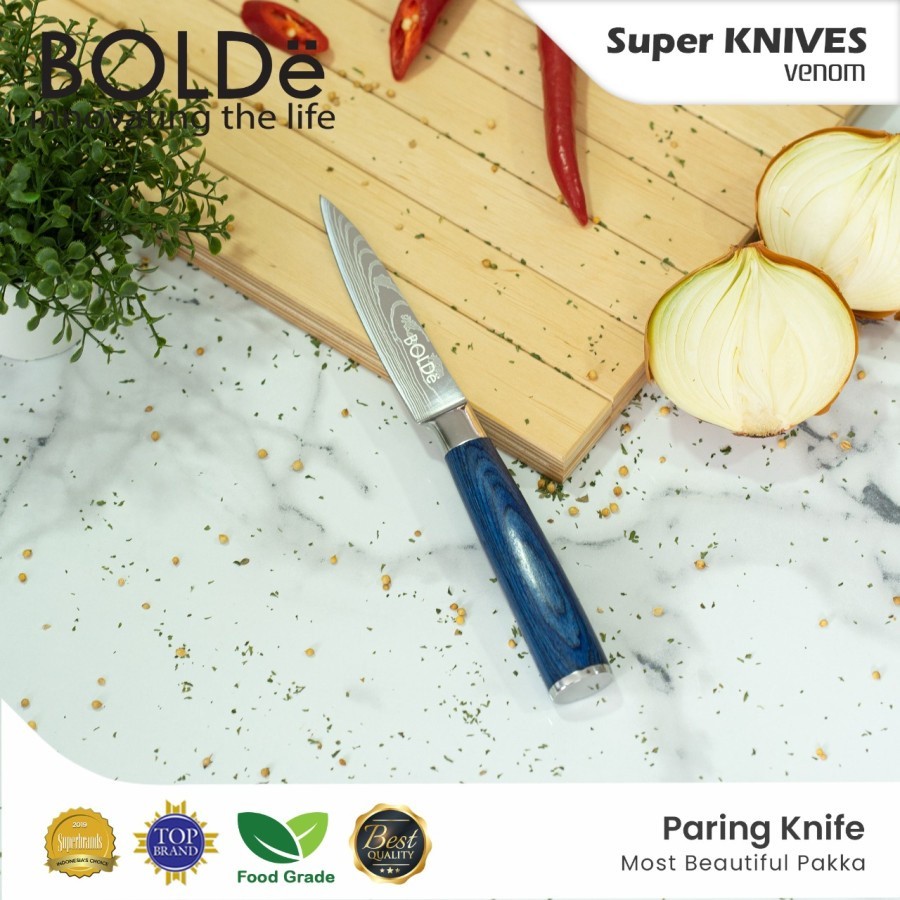 BOLDe Pisau Pengupas / Super Paring Knife Venom Pisau Dapur