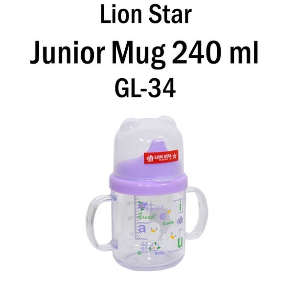 Terlaris Lion Star Junior Mug GL-34 / Botol Minum Travel Anak Kecil