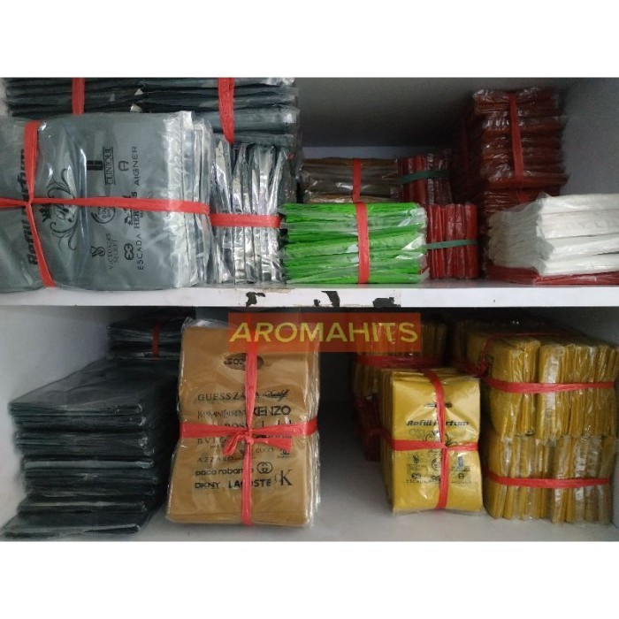 Terlaris TERMURAH FULL SABLON Kantong plastik / shopping bag parfum