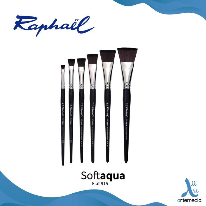 

Kuas Lukis Raphael 915 Flat Softaqua Synthetic Brush Short Handle