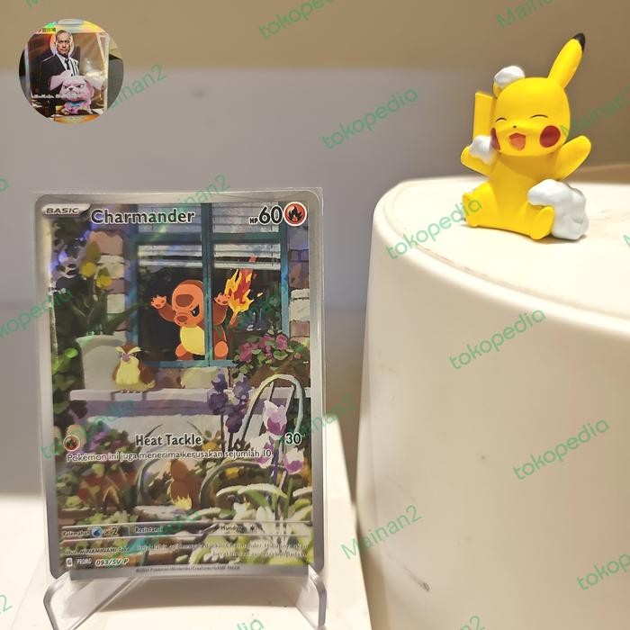 Charmander ar promo pokemon kartu harta berkilau 093/sv-p tcg indo