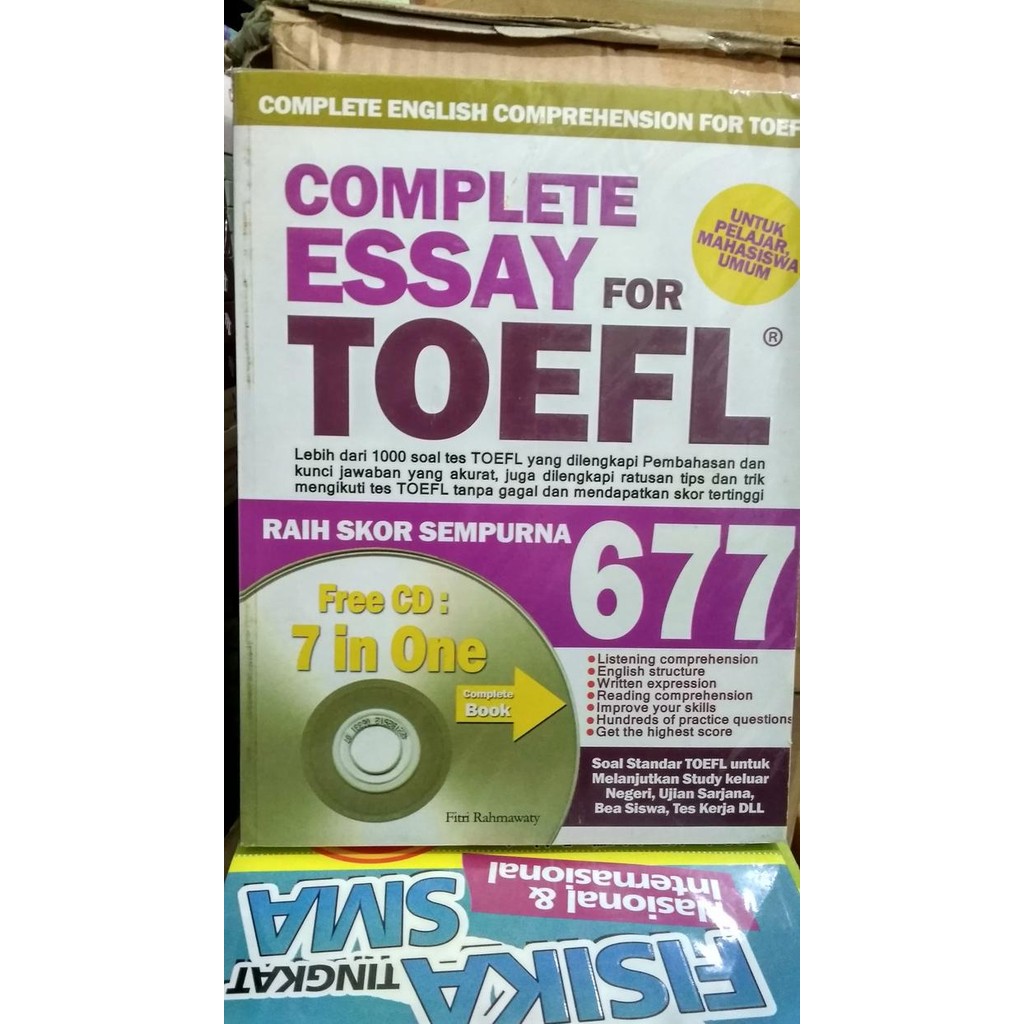 

Best Seller Complete Essay For Toefl Free Cd : 7 In One