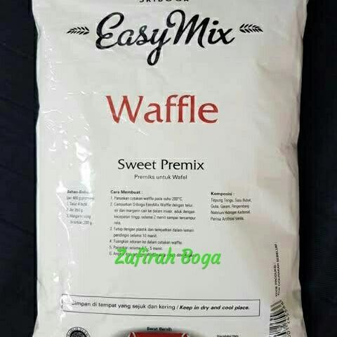 

Promo Tepung Easy Mix Sriboga Waffle 1 Kg Packing Aman