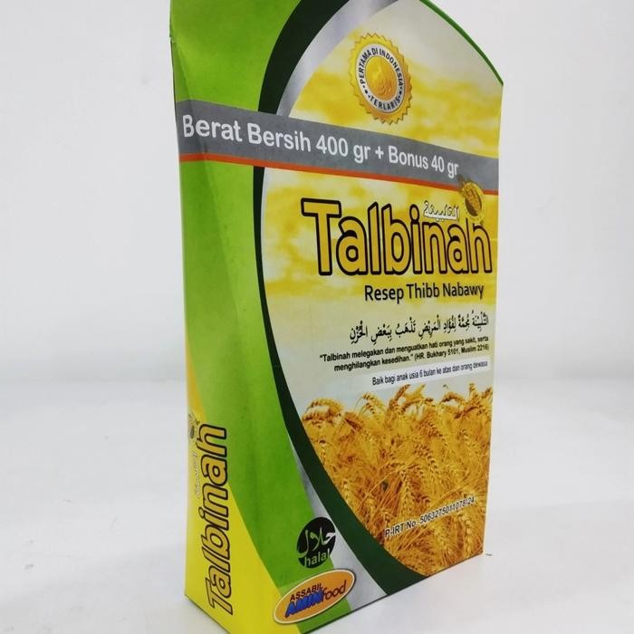 

Promo Tepung Talbinah 400Gr Bonus 40Gr As-Sabil Amin Food - Bantu Redakan Gejala Masalah Lambung
