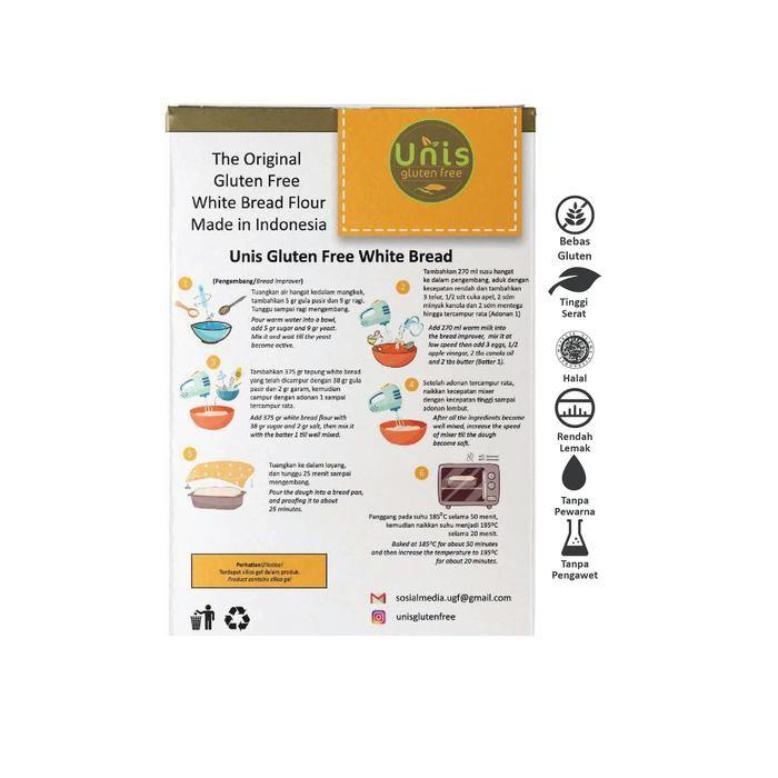 

Produk Terbaru Tepung White Bread Gluten Free 500 G Packing Aman