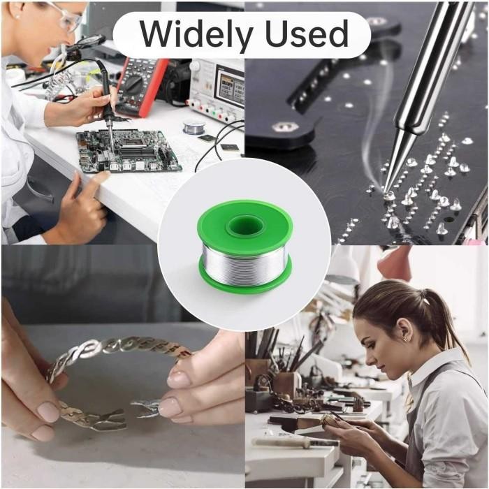 DISA HILA. RBX KAWAT TIMAH SOLDER LEAD FREE 0,8-1,0MM IUX 2.2% SN99.3 CU0.7 100GR