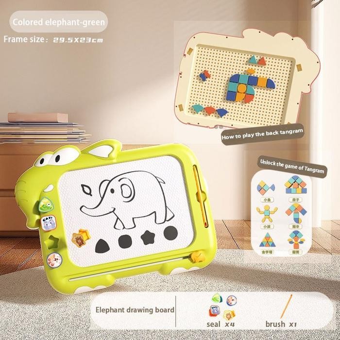 

3 In 1 Multifungsi Meja Belajar Anak Papan Gambar Papan Tulis Gambar Magnetik Writing Drawing Board