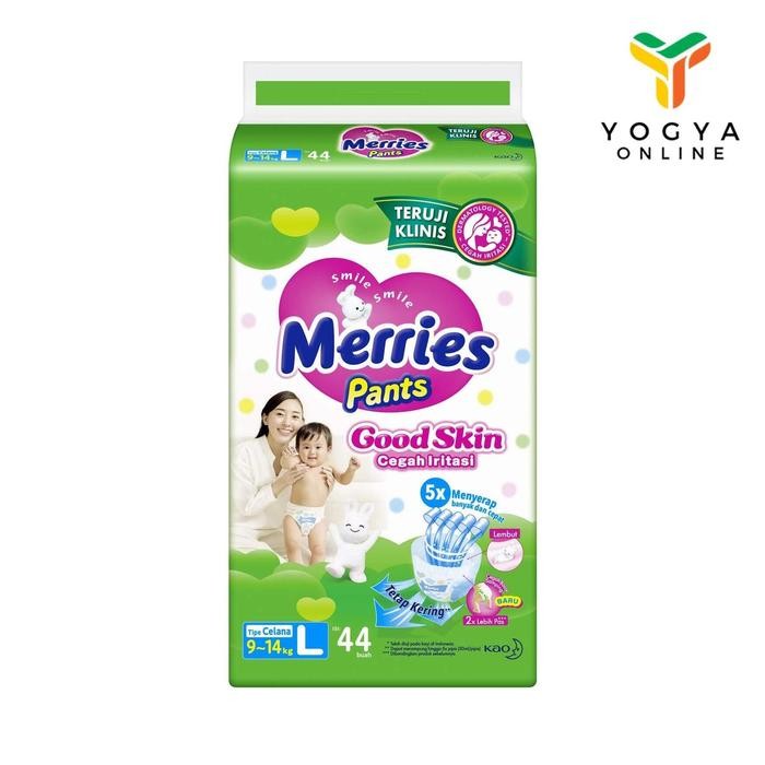 BabyCare- Merries Pants Good Skin L44 1C4 Popok Sekali Pakai