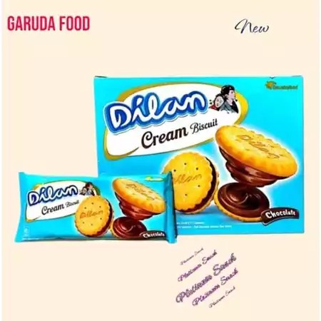 

Dilan Cream Biscuit Chocolate | Isi 24 Bungkus | GarudaFood