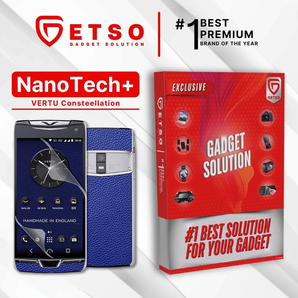 GETSO EPU BIO GENESIS Hydrogel for Vertu Constellation / Screen Guard (Nanotech+ 100% Recycle) Premi