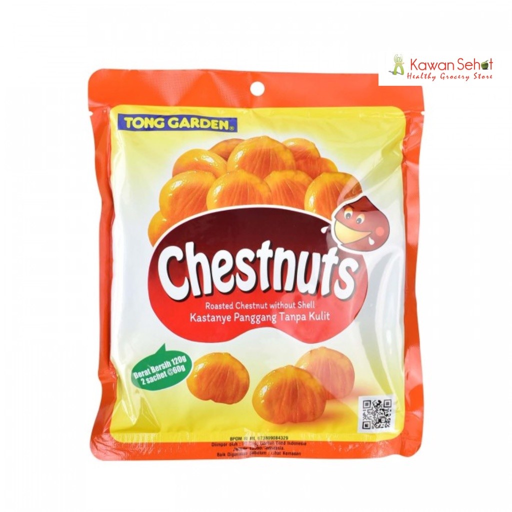 

Tong Garden Organic Roasted Chestnut 120gr Kacang Kastanye Panggang