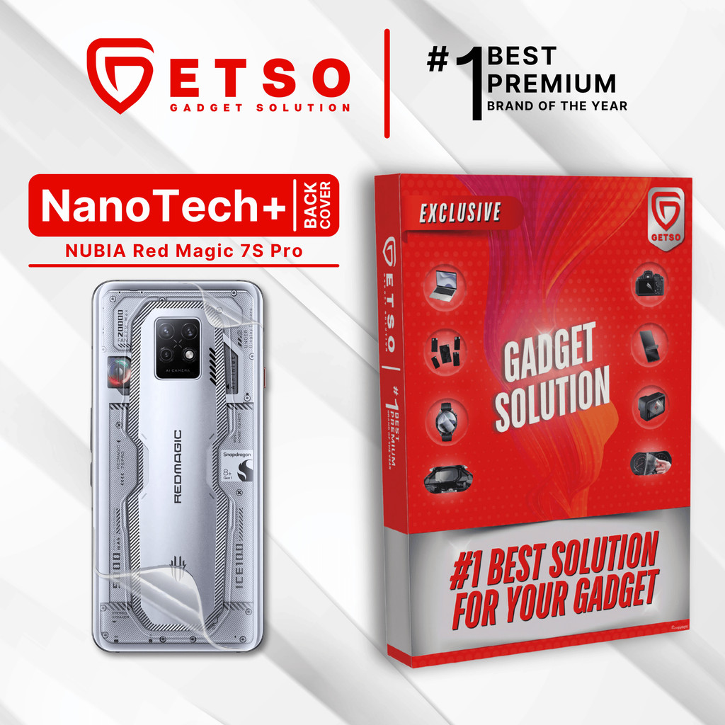 GETSO EPU BIO GENESIS Hydrogel for Nubia Red Magic 7S Pro / Back Cover Guard (Nanotech+ 100% Recycle