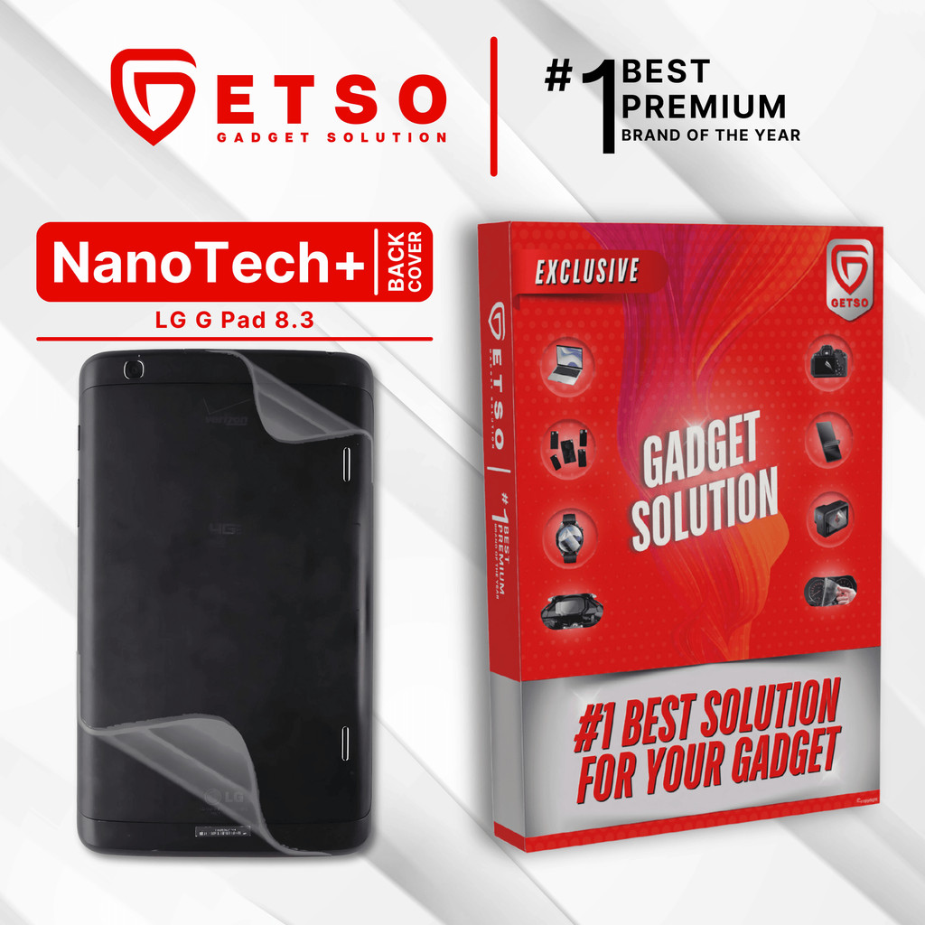 GETSO EPU BIO GENESIS Hydrogel for LG G Pad 8.3 / Back Cover Guard (Nanotech+ 100% Recycle) Premium 