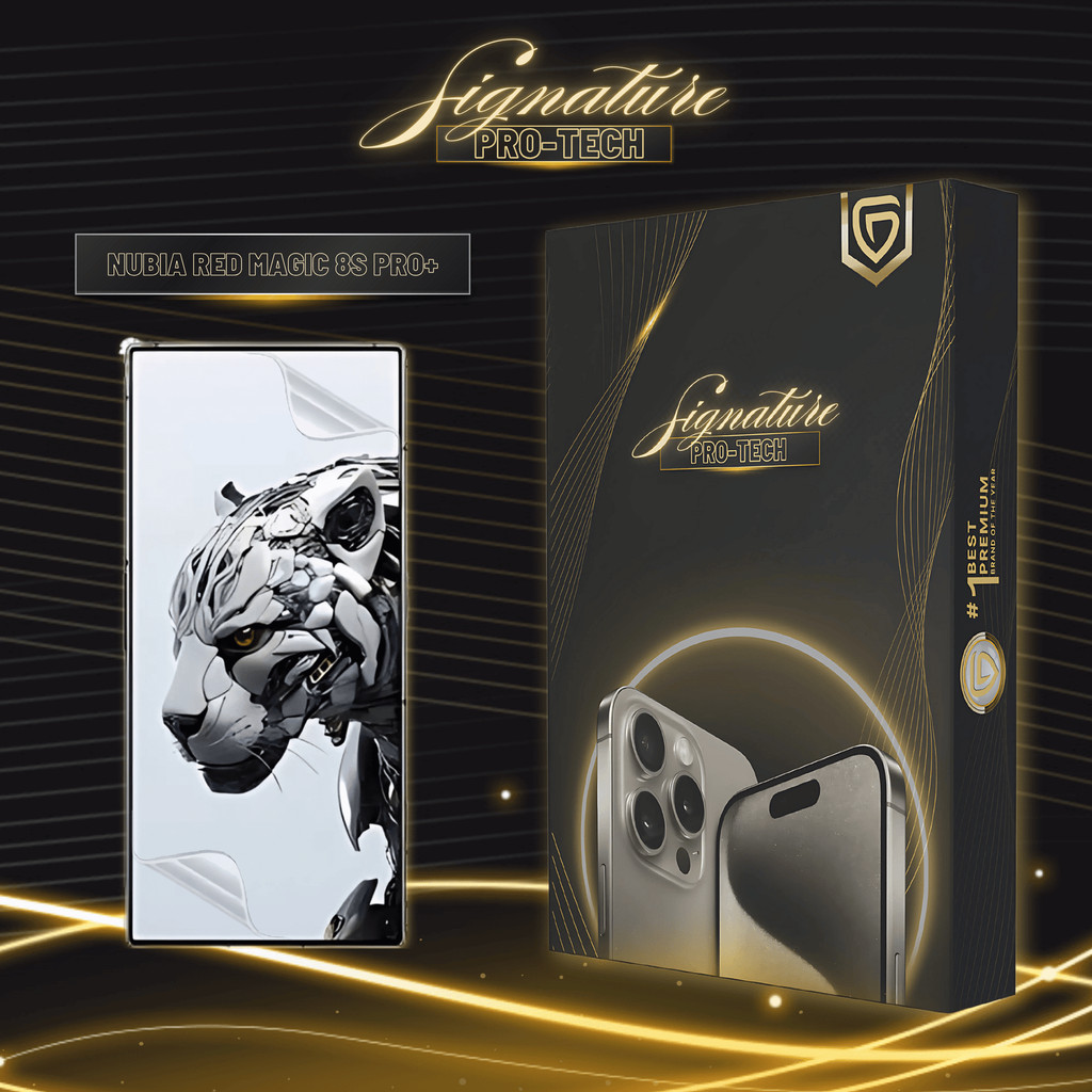 GETSO SIGNATURE PRO-TECH - Premium Anti-Scratch Protector for Nubia Red Magic 8S Pro+ / Screen Guard