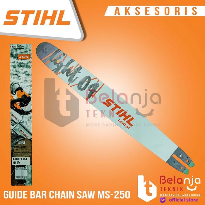 PREMIUM STIHL Guide Bar MS 250 MS250 20" Inch Bar Gergaji Potong Kayu Chainsaw