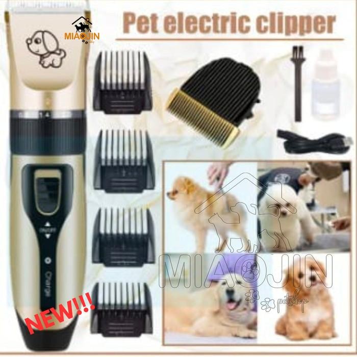 PREMIUM PET CLIPPER ELECTRIC - Alat Cukur Bulu Kucing Anjing Pet Cat Dog Pet Grooming Hewan Domba
