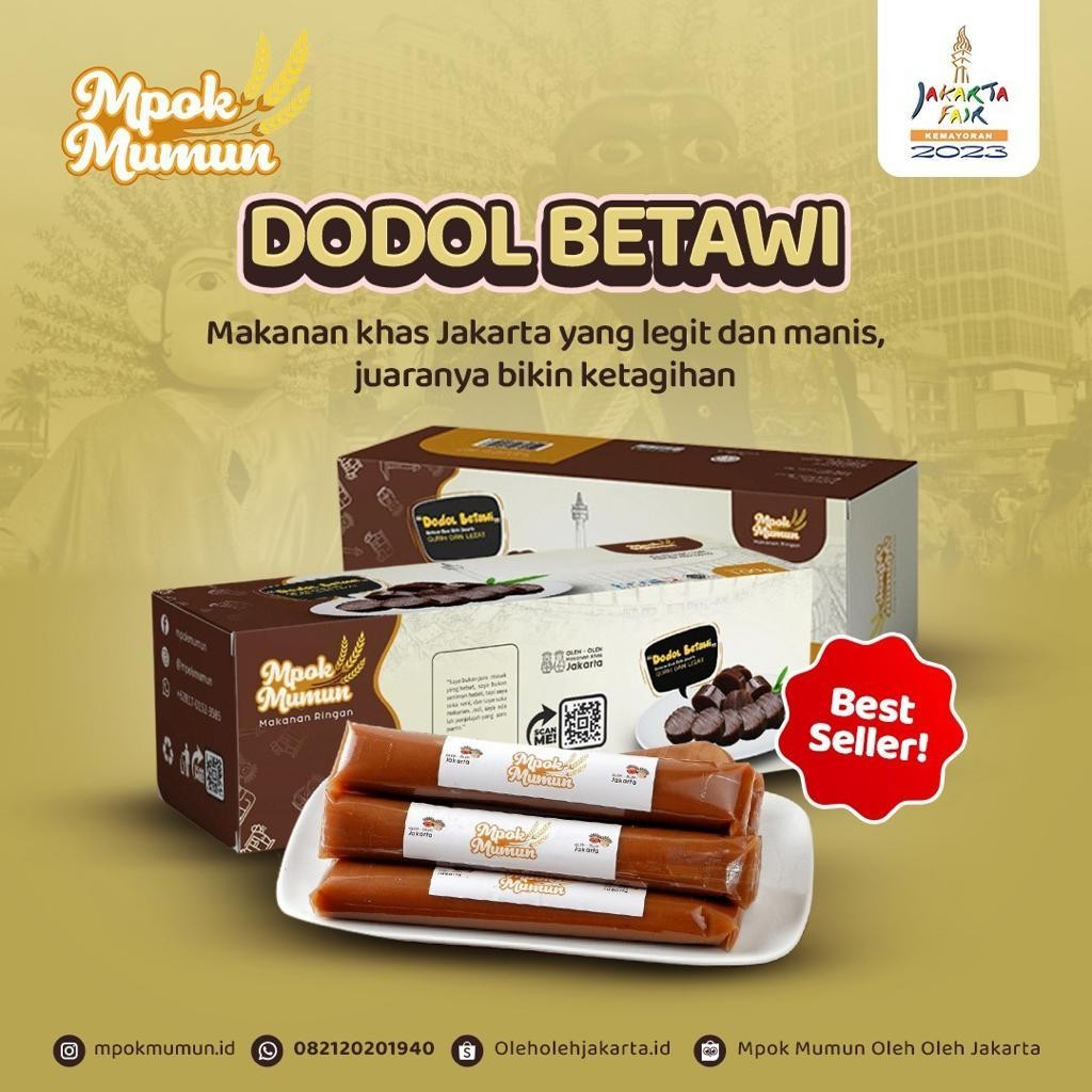 

Paket oleh oleh isi 7 Varian dari jakarta dan khas betawi hemat ekonomis - MPOK MUMUN