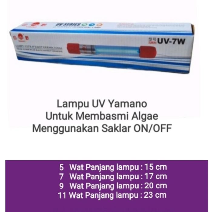 PREMIUM Lampu UV Yamano 7 9 11 Watt