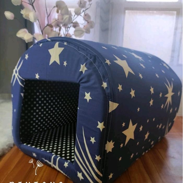 PREMIUM kasur kucing bentuk rumah - rumah kucing lucu dan unik - tempat tinggal kucing dan anjing -
