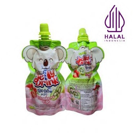 

[PACK ISI 10] Minuman Jelly Kiokio Strawberry Kiwi HALAL 70ml