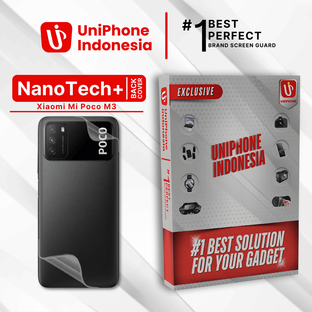 UniPhon EPU BIO GENESIS Hydrogel for Xiaomi POCO M3 / Back Cover Guard (Nanotech+ 100% Recycle) Prem
