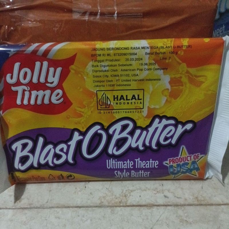 

TERMURAH POP CORN JOLLY TIME RASA BLAST O BUTTER