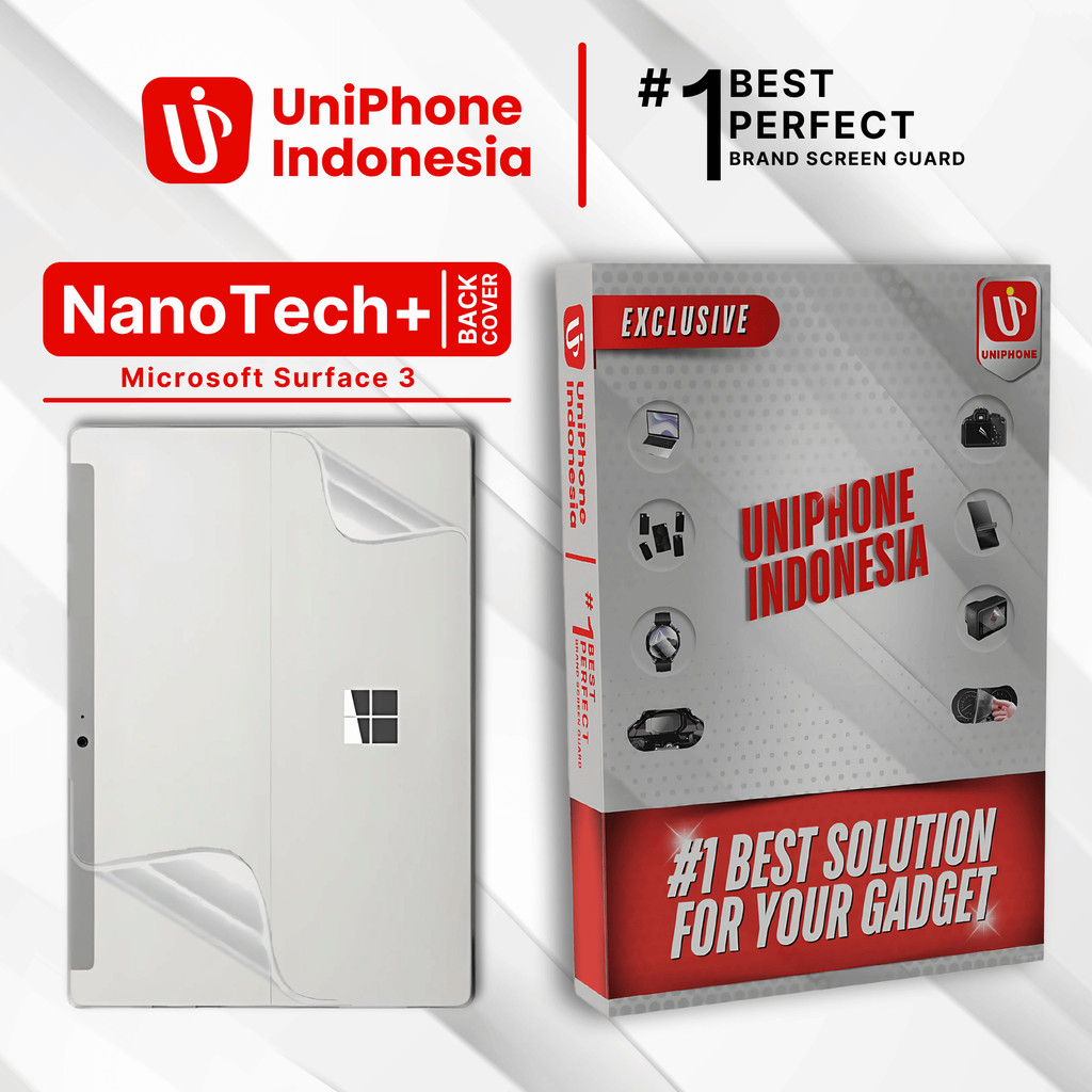 UniPhon EPU BIO GENESIS Hydrogel for Microsoft Surface 3 / Back Cover Guard (Nanotech+ 100% Recycle)