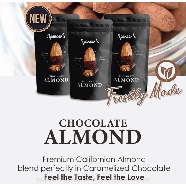 

Spencer's Chocolate Almond Snack (40gr) - Kacang Almond Rasa Cokelat