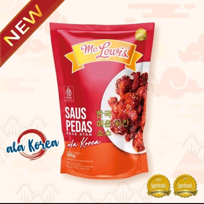 

Mc Lewis Saus Pedas Rasa Ayam Ala Korea 250gram