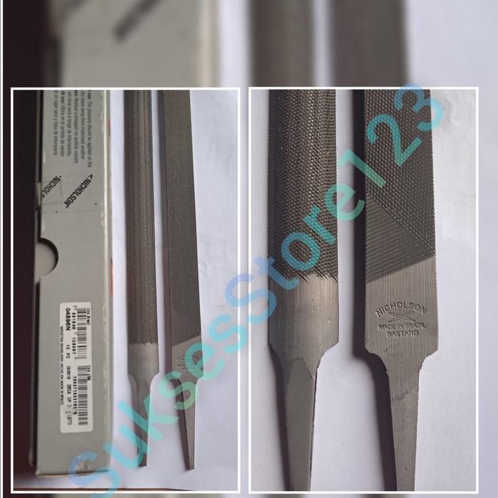 Product Laris Nicholson Kikir Half Round/ Setengah Bulat 4" 6" 8" 10" 12" Asli Eropa