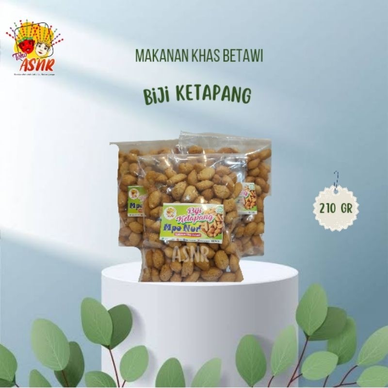 

Biji ketapang Mpok Nur 210gr