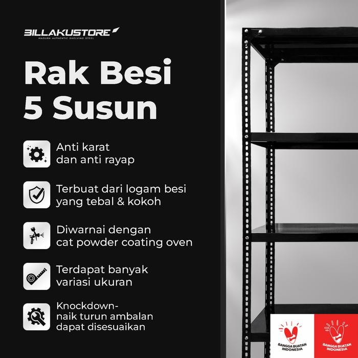 Tumbuh_berkah rak gudang besi serbaguna