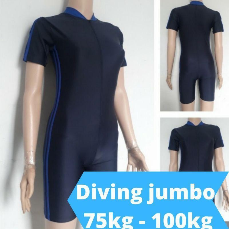 Baju Renang Wanita Dewasa Jumbo/Big Size Baju Renang Jumbo Terbaru