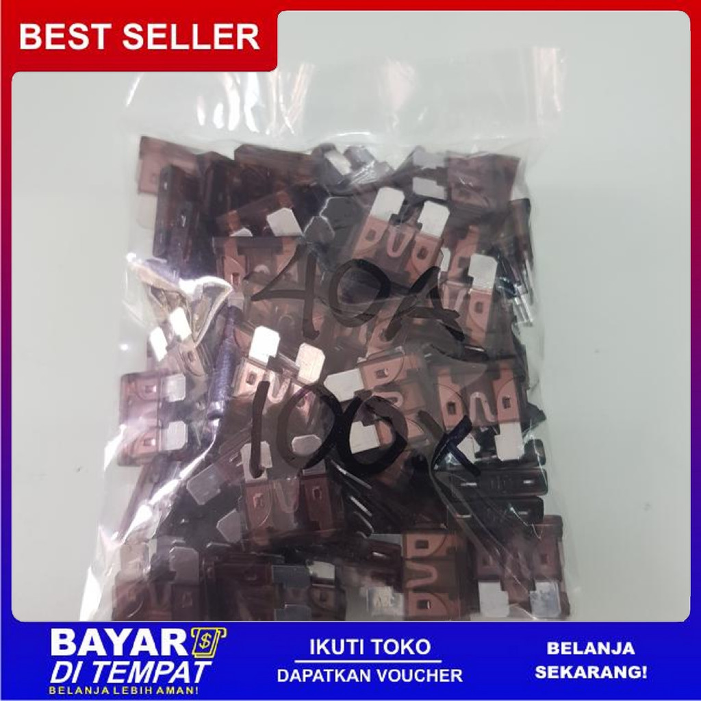 FREE ONGKIR FUSE 40A/FUSE TANCAP 40A/SEKERING GEPENG 40A/SEKRING TANCAP 40A MOBIL BISA COD