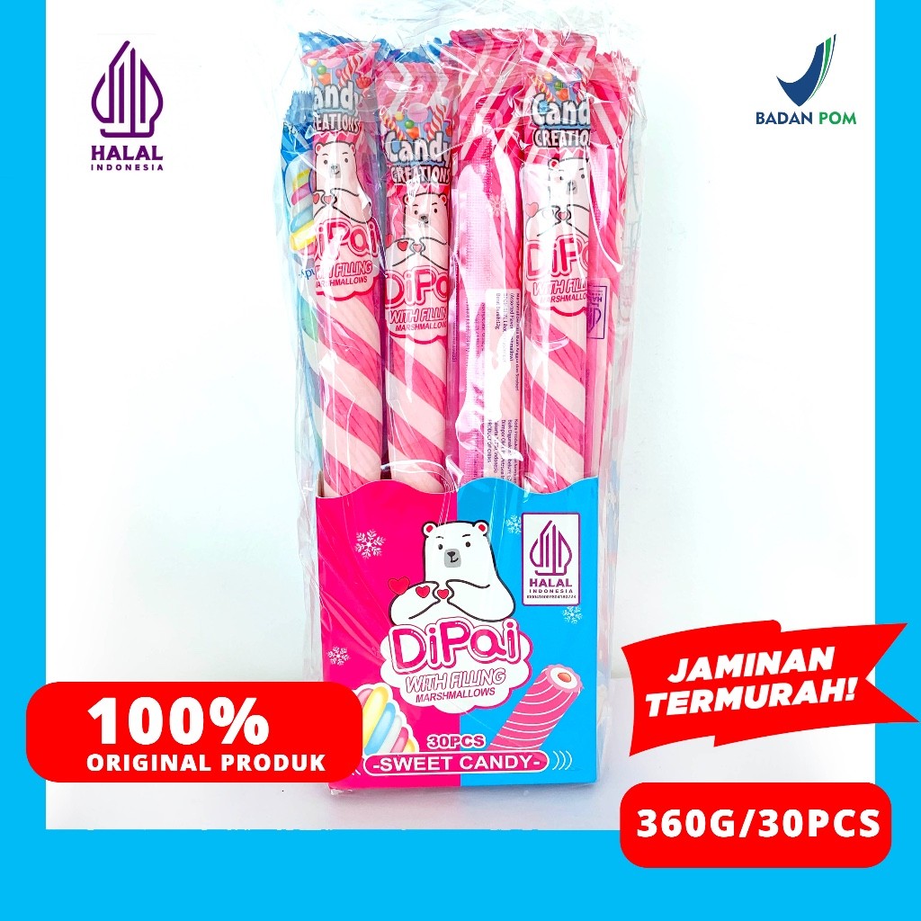 

MARSHMALLOW PANJANG CANDY CREATION 360 GRAM HALAL