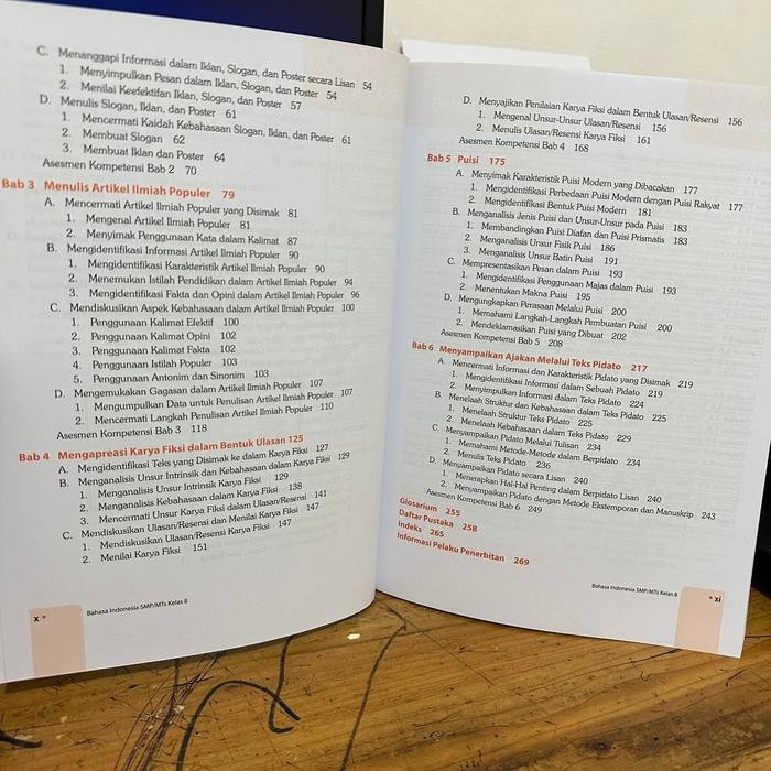 

TERLARIS BUKU BAHASA INDONESIA SISWA SMP/MTS KELAS 8 (KUR.MERDEKA) - YRAMA WIDY READY