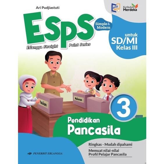 

SALE BUKU ESPS PENDIDIKAN PANCASILA KELAS 3 SD ERLANGGA KURIKULUM MERDEKA READY
