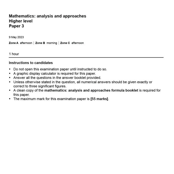 

TERLARIS IB DIPLOMA PAST PAPERS HL AA MAY 2023 READY