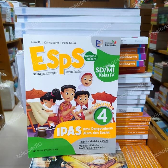

PROMO ESPS IPAS SD KELAS 4 VOL 2 KURIKULUM MERDEKA ERLANGGA READY
