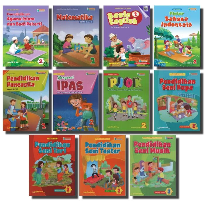 

SALE BUKU PAKET YUDHISTIRA SD KELAS 2 KURIKULUM MERDEKA / KURIKULUM PENGGER READY