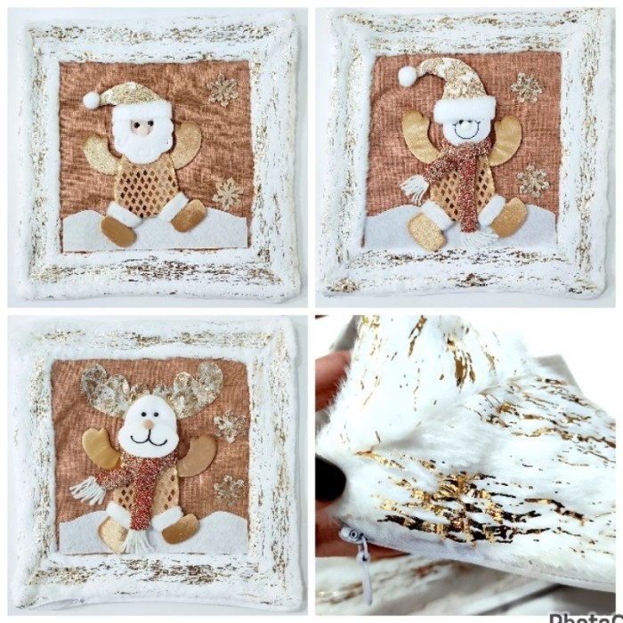 .........] NEW Sarung Natal Bulu Sarung Bantal Hadiah Christmas Pillow Case Sarung Bantal Natal