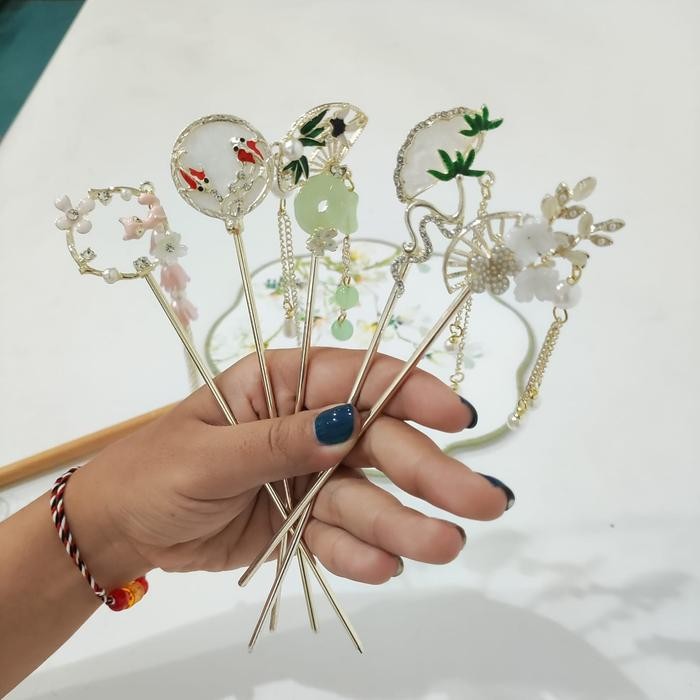 <<<<<] Tusuk Konde Jepang Premium Hair Aksesories Oriental Chinese Costume Cosplay Tusukan Konde