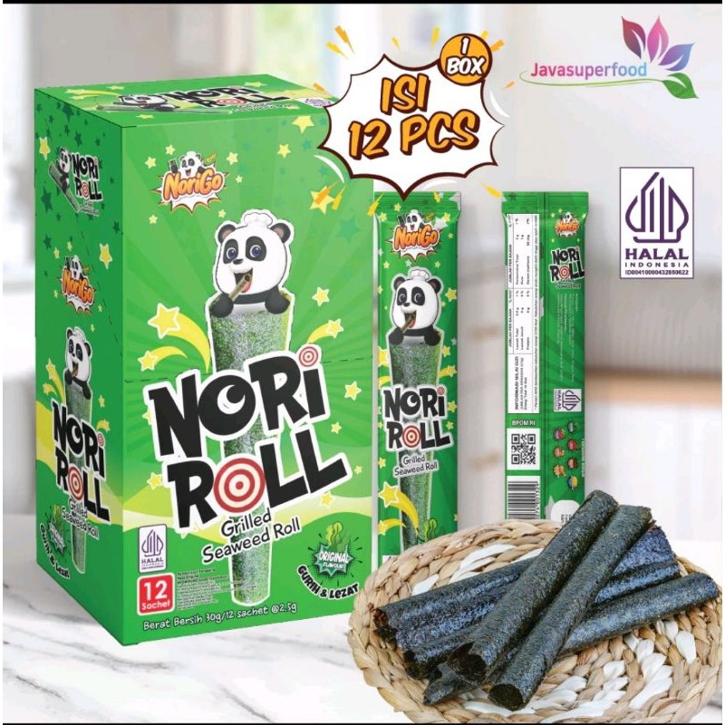 

Nori Roll Grilled Seaweed 1 Box isi 12 Pcs