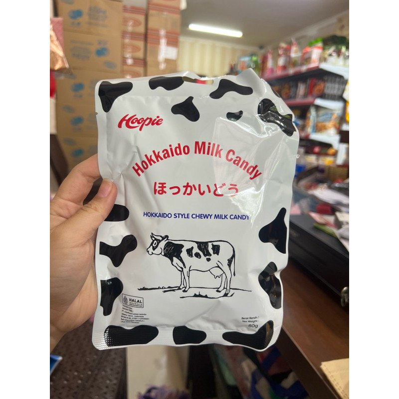 

Hoopie Hokkaido Milk Candy 80g Permen Susu Halal Hokkaido Style Chewy Milk Candy