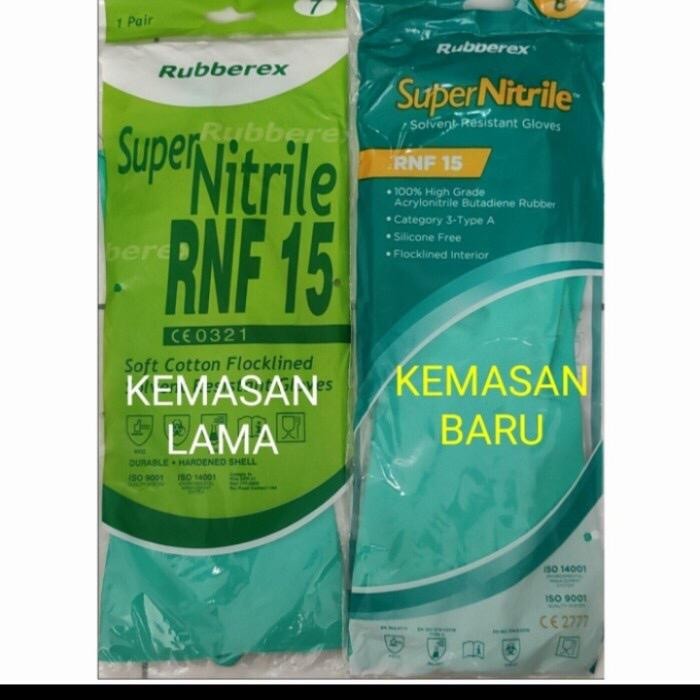 Sarung Tangan Nitrile Rubberex Rnf 15.