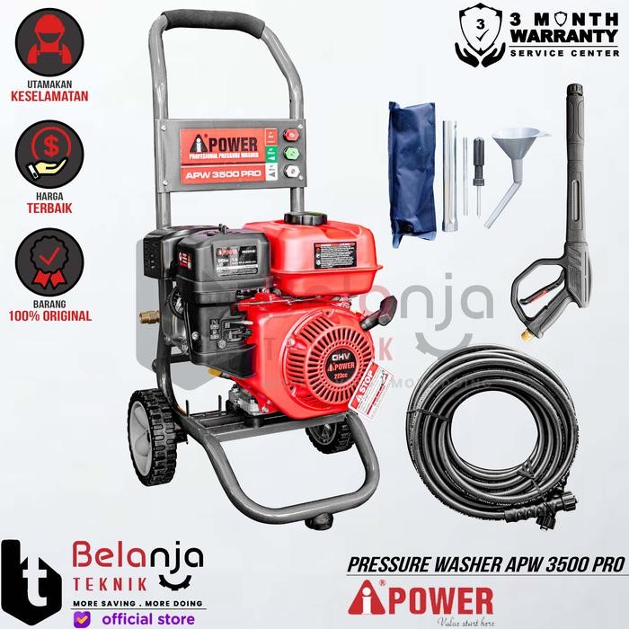 AiPower High Pressure Jet Cleaner APW 3500 Pro Mesin Cuci APW3500